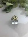 Anillo San Benito Ovalado Vertical