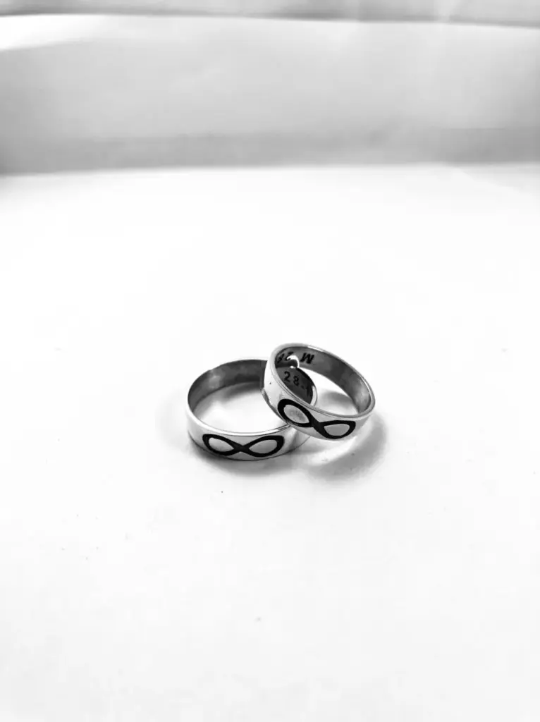 Alianzas Cintas con Infinito Grabado