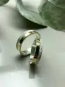Alianzas mitad plata picada mitad oro