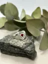 Anillo corazon con esmalte