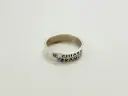 Anillo Cinta Familia Grabado Piedras X 2 