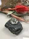 Anillo Cinta Con Hilos