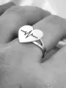 Anillo corazon electrocardiograma
