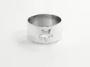 Anillo Cinta con Estrella Calado
