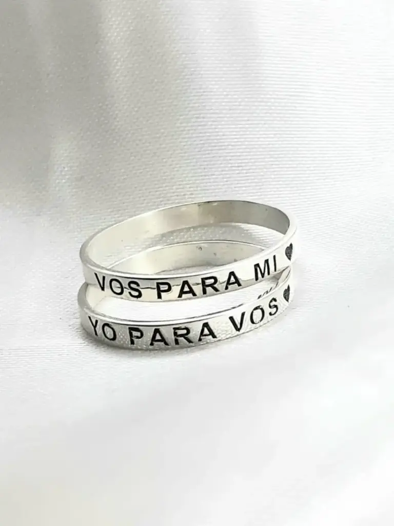 Alianzas cinta vos para mi 