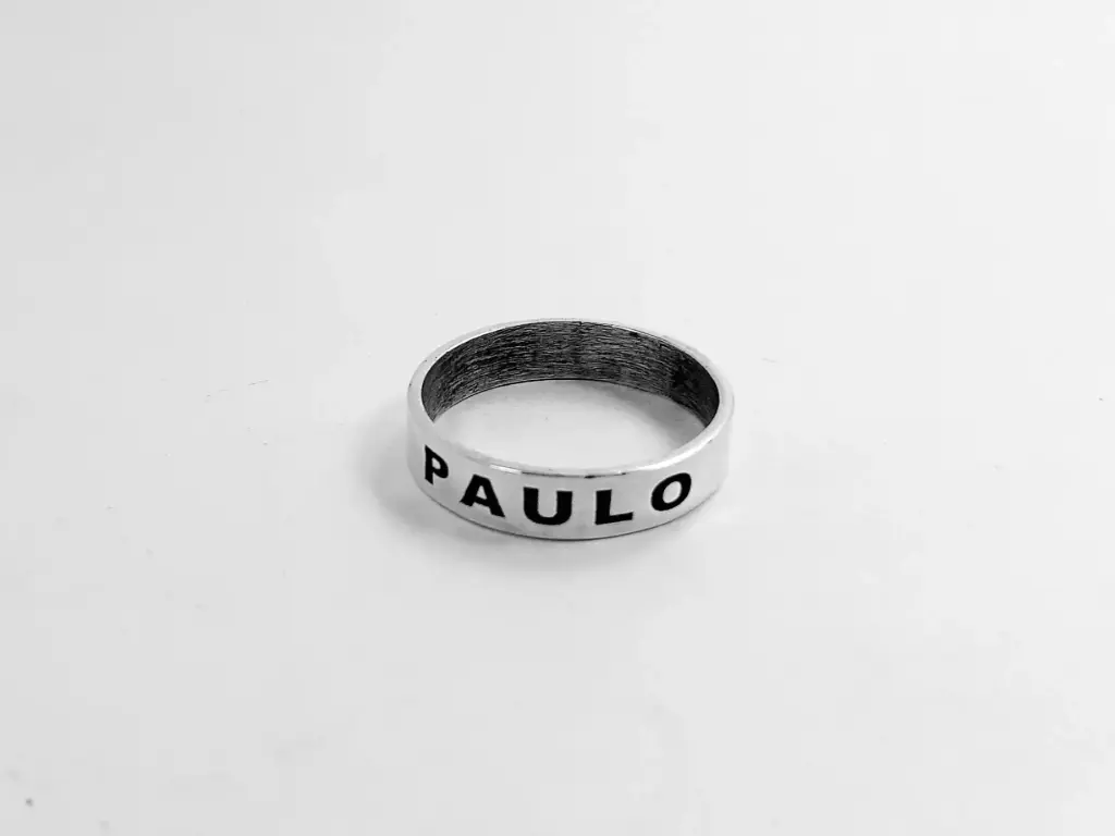 [ACF.48] Anillo Cinta Familia Grabado X 1 